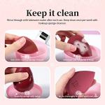 DUcare Makeup Blender Sponge for blending liquid Foundations, Powders and Creams. Flawless, Professional Streak Free Application Blend, Vegan, Cruelty Free