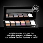 Klasme Dark Night Eyeshadow Palette | 10 High-Pigment Shades for Smokey Eyes | Matte & Shimmer Finishes | Includes Dual-Ended Brush & Primer