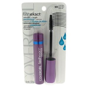 COVERGIRL Lash Exact Mascara Waterproof, Very Black, .13 Oz (packaging may vary)
