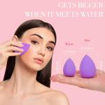 DAZLUTE 5 Pcs Makeup Sponge, Multi-colored Beauty Sponge Blender, Latex-Free Makeup Blender Sponges for Powder, Cream, Liquid Application