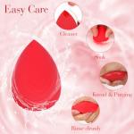 DAZLUTE 5 Pcs Makeup Sponge, Multi-colored Beauty Sponge Blender, Latex-Free Makeup Blender Sponges for Powder, Cream, Liquid Application