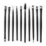 Makeup Brushes ZHIYE Make up Brush Set 20 PCs Professional Face Eyeliner for Foundation Blush Concealer Eyeshadow with Travel Black