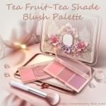 3 Color Matte Pink Blush Palette with Brush, Long Lasting Cheek Makeup, Light and Smooth Blush Powder for Face Beauty