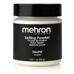 Mehron Makeup Setting Powder | Loose Powder Makeup | Perfect for Halloween 1 oz (28 g) (Neutral)