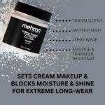 Mehron Makeup Setting Powder | Loose Powder Makeup | Perfect for Halloween 1 oz (28 g) (Neutral)