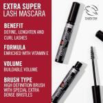 Rimmel Extra Super Lash Mascara, Black, 0.27 Fluid Ounce