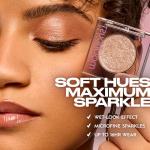 Urban Decay 24/7 Moondust Glitter Eyeshadow Single - Sparkly Eye Glitter Makeup, Long-lasting, Highly Reflective Shimmer Finish, Eye Shadow Topper, Cosmic (Sheer White Sparkle) - 0.06 oz