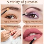 300PCS Eyeshadow Applicator Sticks, Disposable Eye Shadow Sponge Applicators, Makeup Applicators for Girls, Lady and Women