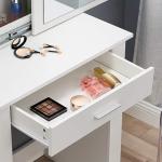 300PCS Eyeshadow Applicator Sticks, Disposable Eye Shadow Sponge Applicators, Makeup Applicators for Girls, Lady and Women