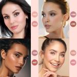 10 Color Blush Palette: Lightweight Face Powder Blush - Smooth Long-lasting Makeup Powder For Cheeks - Buildable Color Women Makeup Blush