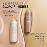 L'Oreal Paris True Match Lumi Le Glass Highlighter Stick, Reflective, Translucent, Glassy Highlighter for Face and Body, 610 Glassy Pearl Eclat, 0.17 Oz