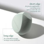 EcoTools Blurring Blender Makeup Sponge Duo, Makeup Blender Sponge For Blurred Skin, For Liquid & Cream Foundation, Cloud Coverage Memory Foam, Eco Friendly & Latex Free, Cruelty-Free & Vegan, 2 Count