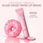 LANEIGE Glaze Craze Tinted Lip Serum, Strawberry Sprinkles: Hydrating Serum for Glossy,Nourished Lips with Plumping Polypeptides,0.42 oz