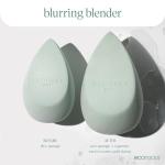 EcoTools Blurring Blender Makeup Sponge Duo, Makeup Blender Sponge For Blurred Skin, For Liquid & Cream Foundation, Cloud Coverage Memory Foam, Eco Friendly & Latex Free, Cruelty-Free & Vegan, 2 Count