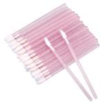G2PLUS 100PCS Glitter Crystal Lip Brush, Disposable Lip Brushes, Lip Gloss Applicators,Lip Gloss Wands Applicator Perfect Makeup Tool Kits (Pink)