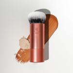Real Techniques Bubble Blending Makeup Brush, Multipurpose Foundation Brush For Liquid, Cream, & Powder Products, Unique Round Brush Head, Synthetic Bristles, Vegan & Cruelty Free, 1 Count