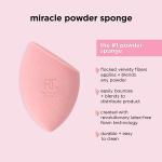 Real Techniques Iconic Blend + Set Makeup Sponge Duo, Makeup Blending Sponges, For Liquid, Cream, & Powder, Cloud Skin, Powder Sponge & Foundation Sponge, Latex-Free, Vegan & Cruelty Free, 2 Count