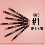 Rimmel Lasting Finish 8HR Soft Lip Liner Pencil - Vibrant, Blendable Formula to Lock Lipstick in Place for 8 Hours - 790 Brownie Pie, .04oz