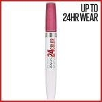 Maybelline Super Stay 24, 2-Step Liquid Lipstick Makeup, Long Lasting Highly Pigmented Color with Moisturizing Balm, Blush On, Pink, 1 Count