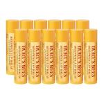 Burt's Bees Lip Balm - Original Beeswax 12 Count Pack in Bulk, Lip Moisturizer With Responsibly Sourced Beeswax, Tint-Free, Natural Origin Conditioning Treatment, 12 Tubes, 0.15 oz