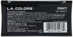 L.A. COLORS 5 Color Matte Eyeshadow Palette, Teal Argyle CEM477