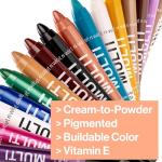 wet n wild Color Icon Cream Eyeliner Eyeshadow Multi-Stick, Moisturizing, Nourishing Velvety Cream-to-Powder Buildable & Blendable Formula, Cruelty-Free & Vegan - Peachy Crush