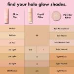 e.l.f. Halo Glow Liquid Filter, Complexion Booster For A Glowing, Soft-Focus Look, Infused With Hyaluronic Acid, Vegan & Cruelty-Free, 3 Light/Medium