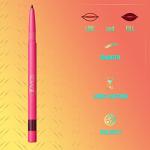 Juvia's Place Coffee Shop Luxe Lip Liner - Scorpio - Colorstay Matte Finish Lip Pencil, Makeup for Natural Long Lasting Beauty and Sensational Wear, Lip Stain Kiss Proof Cosmetics