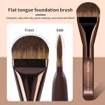 MAANGE 14-Piece Makeup Brush Set with Aluminum Ferrule- Premium Synthetic Makeup Brushes Kit Foundation Powder Brush Eye Shadow for Beginners & Professionals(Dark Coffe)