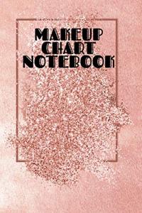 Makeup Chart Notebook: Make Up Artist Face Charts Practice Paper For Painting Face On Paper With Real Make-Up Brushes & Applicators - Makeovers To ... Make-Up Artists, & The Cosmetics Indus