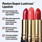 Revlon Super Lustrous Lipstick, Creamy Formula For Soft, Fuller-Looking Lips, Moisturized Feel, Iced Amethyst (625), 0.15 oz