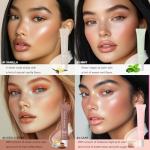 AZHAIBUQI Glossy Butter Lip Balm Set, Instant Moisture and Hydration, Long-lasting Hydrating Non-Sticky Lip Gloss, Care and Soften Dry Lips , 4 Pcs