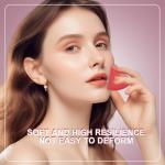 12pcs Triangle Makeup Blending Sponges with Storages Bottle, Dry and Wet Use Makeup Blender Sponges,Cosmetic Wedges Set for Foundation,Powder,Shadow,Concealer,Cream,Latex-Free