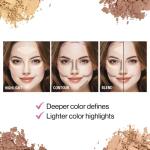 wet n wild MegaGlo Contour Palette, Dulce De Leche | Contouring Powder Face Kit | Flawlessly Sculpted Face