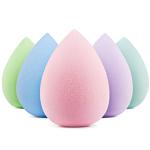 BEAKEY 5 Pcs Makeup Sponge Set, Latex-Free Makeup Sponges for Foundation, Multi-colored Boun Boun Sponges, Flawless for Liquid, Cream, and Powder