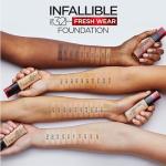 L'Oreal Paris Makeup Infallible Up to 32 Hour Fresh Wear Lightweight Foundation, 425 Linen, 1 Fl Oz, Packaging May Vary