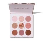 Morphe Rich & Foiled Artistry Palette - 9-Pan Metallic Eye Makeup Palette with Luxe Mattes, Shimmers, and Foil-Finishes - Mauve & Pink Colors with Luminous Shine - Rose to Fame (0.35 oz)