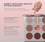 Morphe Rich & Foiled Artistry Palette - 9-Pan Metallic Eye Makeup Palette with Luxe Mattes, Shimmers, and Foil-Finishes - Mauve & Pink Colors with Luminous Shine - Rose to Fame (0.35 oz)