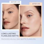 Face Powder Waterproof Sets Makeup, Controls Shine, Smooth Fine Lines for Flawless Lightweight Finish, Long Lasting Matte Compact Setting Powder Cosmetics Cruelty-free (Calassic Ivory)