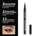 docolor Waterproof Eyeliner Pen Super Slim Precise All Day Black Eyeliner Liquid Professional Makeup Liquid Eye Liner Pencil for Women