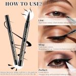 docolor Waterproof Eyeliner Pen Super Slim Precise All Day Black Eyeliner Liquid Professional Makeup Liquid Eye Liner Pencil for Women