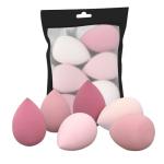 Makeup Sponge Set 6 Pack Pink, Beauty Blender for Foundation, Powder, Liquid & Cream, Soft Latex-Free Reusable Cosmetic Sponges, Flawless Face Applicator for Women