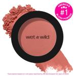 wet n wild Color Icon Blush, Effortless Matte Natural Sheer Glow & Seamless Blend, Luxuriously Infused Smooth Jojoba Oil, Cruelty-Free & Vegan - Bed of Roses