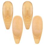 4 PCS Bamboo Deodorant Cream Applicators, Multi-Functional Clay Mask Applicators, Reusable Face Cream Applicator Tool for Deodorant, Facial Mud, Cosmetic Mask, Facial Clay