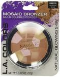 L.A. COLORS HD Mosaic Bronzer (carded), Sun-Kissed Bronze CBMP270