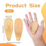 4 PCS Bamboo Deodorant Cream Applicators, Multi-Functional Clay Mask Applicators, Reusable Face Cream Applicator Tool for Deodorant, Facial Mud, Cosmetic Mask, Facial Clay