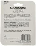 L.A. COLORS HD Mosaic Bronzer (carded), Sun-Kissed Bronze CBMP270
