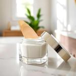 4 PCS Bamboo Deodorant Cream Applicators, Multi-Functional Clay Mask Applicators, Reusable Face Cream Applicator Tool for Deodorant, Facial Mud, Cosmetic Mask, Facial Clay