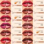12 Colors Lip Liner Set, Matte Finish Series Lip Liners Pen Kit for Women, Long Lasting Waterproof Smooth High Pigmented Lip Pencil for Daily Makeup (Set A)