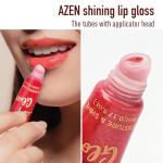 AZEN 24 Pack Lip Gloss Set, Color Lip Oil for Dry Cracked Lips Moisturizing Hydrating Nourishing with Vitamin E